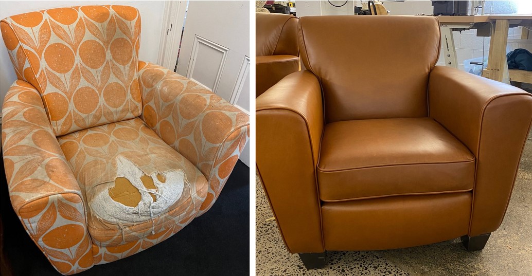 Old Furniture Reupholstery